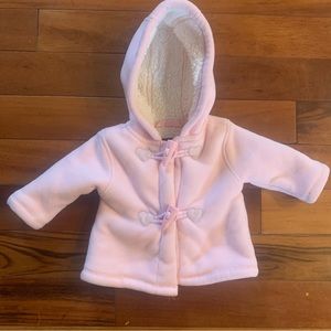 Girls 0-3M Pink Warm Winter Coat